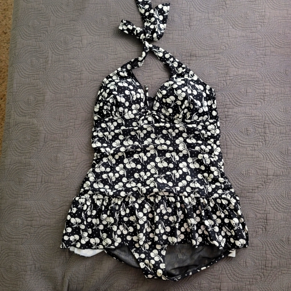 Torrid Cherry Swimsuit 1